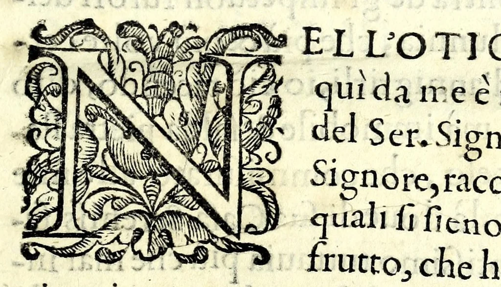 An illustration from La tiberiade di Bartole da Sasferrato, del modo di dividere l'alluuioni, l'isole, & gl'aluei, 1587, leaf 7