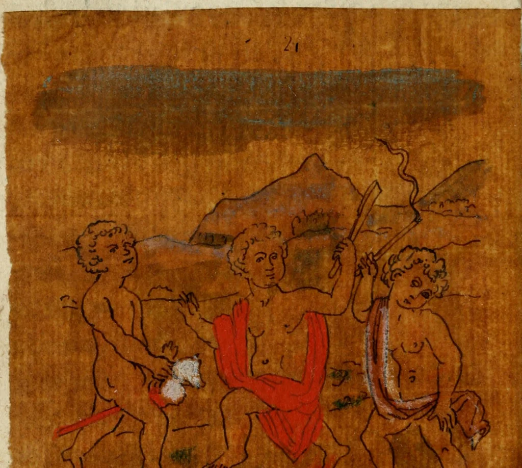 An illustration from La toyson d'or, ov, La flevr des thresors, en laqvelle est svccinctement & methodiquement traicté de la pierre des philosophes, de son excellence, effects & vertu admirable : plvs, de son origine & du vray moyen de pouuoir paruenir à perfection ..., 1612, leaf 131