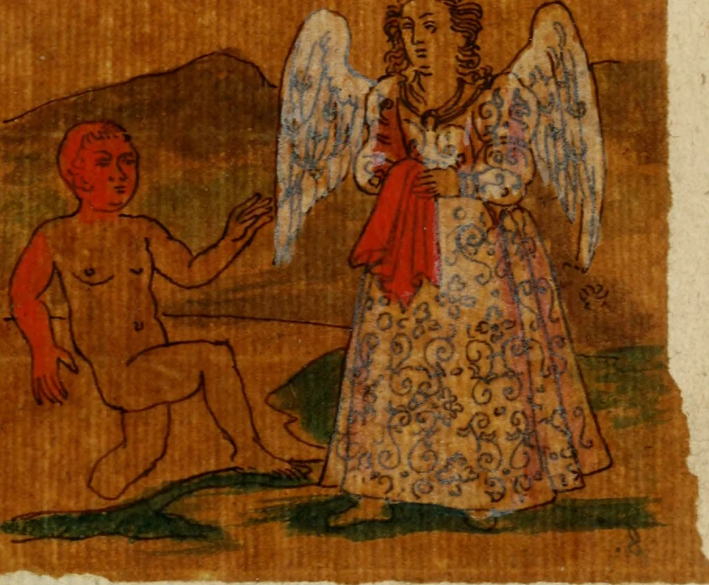 An illustration from La toyson d'or, ov, La flevr des thresors, en laqvelle est svccinctement & methodiquement traicté de la pierre des philosophes, de son excellence, effects & vertu admirable : plvs, de son origine & du vray moyen de pouuoir paruenir à perfection ..., 1612, leaf 88