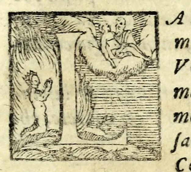 An illustration from La trinvtia : commedia, 1593, leaf 19