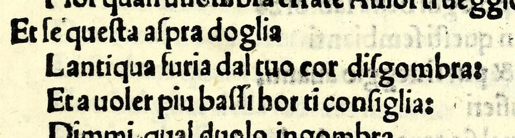 An illustration from Laude delle donne bolognese, 1514, leaf 93