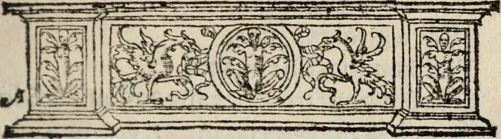 An illustration from Laura de Anfriso, 1628, leaf 242