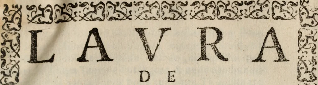 An illustration from Laura de Anfriso, 1628, leaf 4