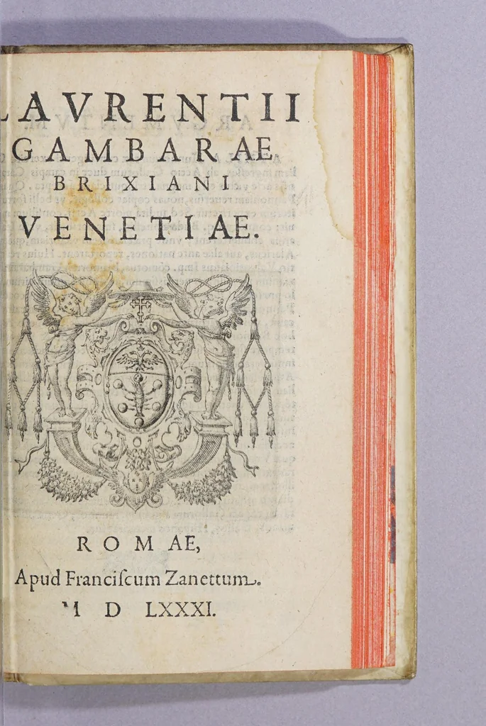 An illustration from Laurentii Gambarae Brixiani Venetiae, 1581, leaf 7