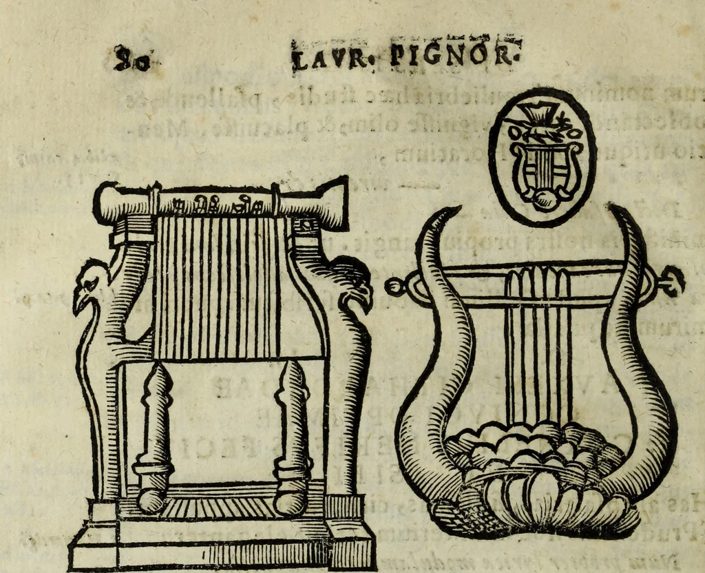 An illustration from Laurentii Pignorii Patauini De seruis, et eorum apud veteres ministerijs, commentarius : in quo familia, tum urbana, tum rustica, ordine producitur & illustratur, 1656, leaf 103