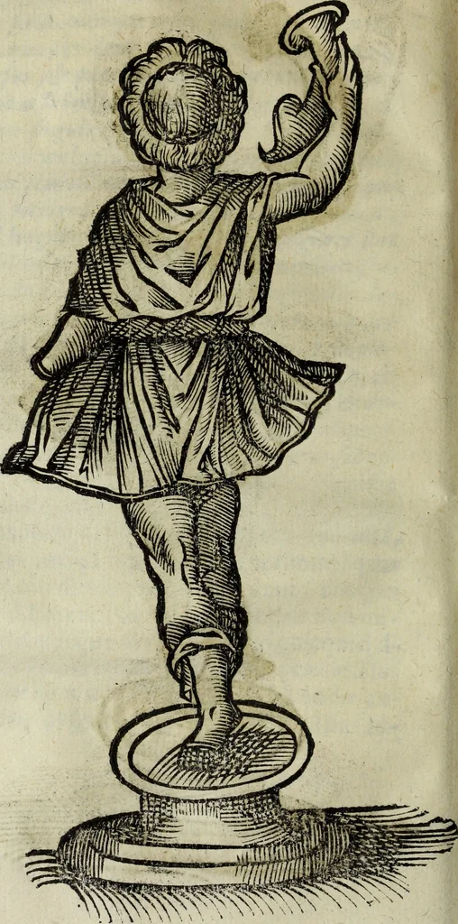 An illustration from Laurentii Pignorii Patauini De seruis, et eorum apud veteres ministerijs, commentarius : in quo familia, tum urbana, tum rustica, ordine producitur & illustratur, 1656, leaf 93