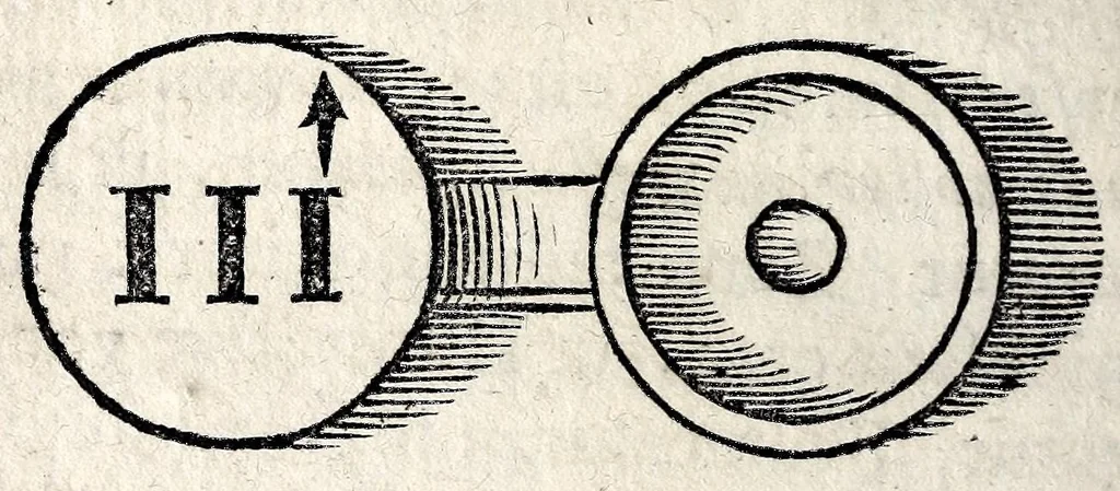 An illustration from Laurentii Pignorii Patavini De servis, & eorum apud veteres ministeriis, commentarius : in quo familia, tum urbana, tum rustica, ordine producitur & illustratur, 1674, leaf 390