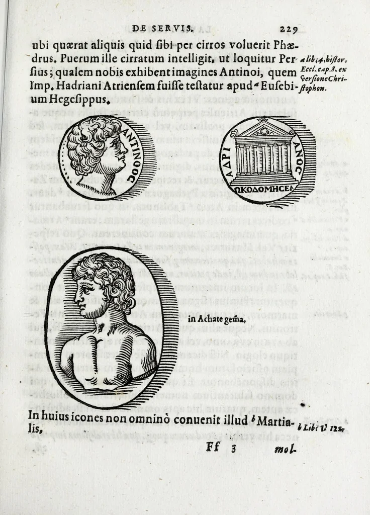 An illustration from Laurentii Pignorii patavini De servis, et eorum apud veteres ministeriis commentarius, 1613, leaf 255