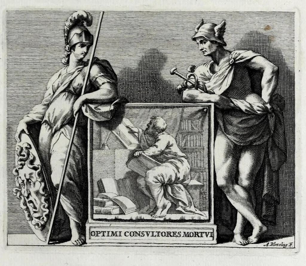 An illustration from Laurentii Pignorii Patavini Mensa Isiaca : qua sacrorum apud Aegyptios ratio & simulacra subjectis tabulis aeneis simul exhibentur & explicantur : accessit ejusdem authoris de Magna Deum Matre discursus, & sigillorum, gemmarum, amuletorum aliquot figurae & earundem ex Kirchero Chifletioque interpretatio : nec non Jacobi Philippi Tomasini Manus aenea, & de vita rebusque Pignorii dissertatio., 1669, leaf 189