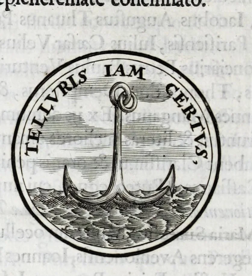 An illustration from Laurentii Pignorii Patavini Mensa Isiaca : qua sacrorum apud Aegyptios ratio & simulacra subjectis tabulis aeneis simul exhibentur & explicantur : accessit ejusdem authoris de Magna Deum Matre discursus, & sigillorum, gemmarum, amuletorum aliquot figurae & earundem ex Kirchero Chifletioque interpretatio : nec non Jacobi Philippi Tomasini Manus aenea, & de vita rebusque Pignorii dissertatio., 1669, leaf 230