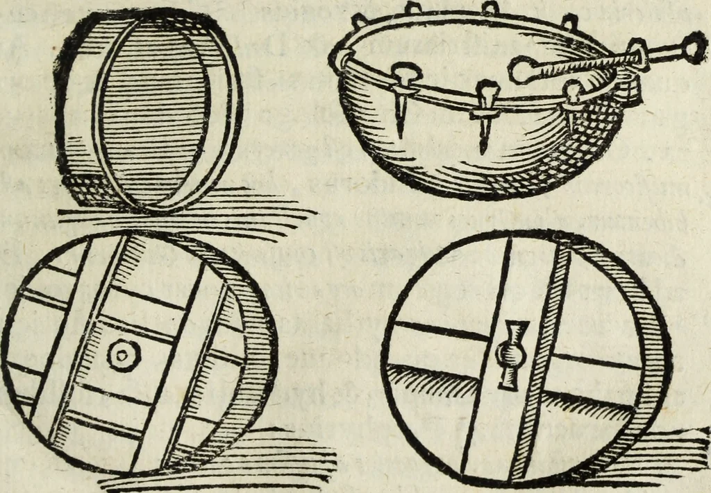 An illustration from Laurentij Pignorij Patavini De servis, et eorum apud veteres ministerijs commentarius : in hac ultima editione pro rerum diversitate discretus in capita additis titulis denotata : accessit, Symbolarum epistolicarum liber, 1694, leaf 124