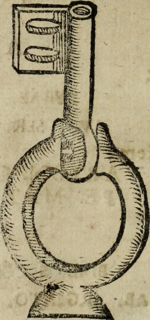An illustration from Laurentij Pignorij Patavini De servis, et eorum apud veteres ministerijs commentarius : in hac ultima editione pro rerum diversitate discretus in capita additis titulis denotata : accessit, Symbolarum epistolicarum liber, 1694, leaf 143