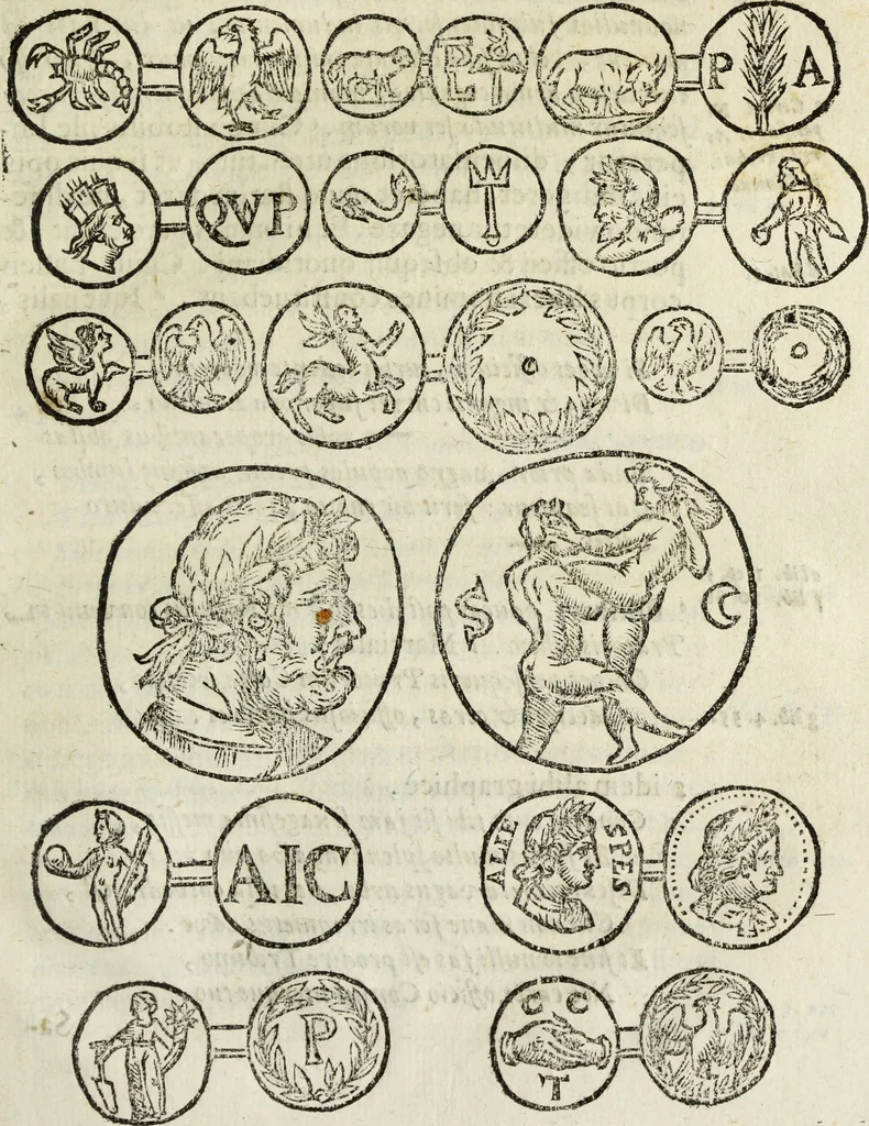 An illustration from Laurentij Pignorij Patavini De servis, et eorum apud veteres ministerijs commentarius : in hac ultima editione pro rerum diversitate discretus in capita additis titulis denotata : accessit, Symbolarum epistolicarum liber, 1694, leaf 160