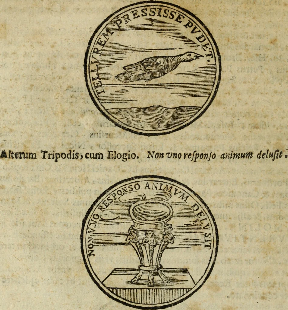 An illustration from Laurentij Pignorij Patavini De servis, et eorum apud veteres ministerijs commentarius : in hac ultima editione pro rerum diversitate discretus in capita additis titulis denotata : accessit, Symbolarum epistolicarum liber, 1694, leaf 21