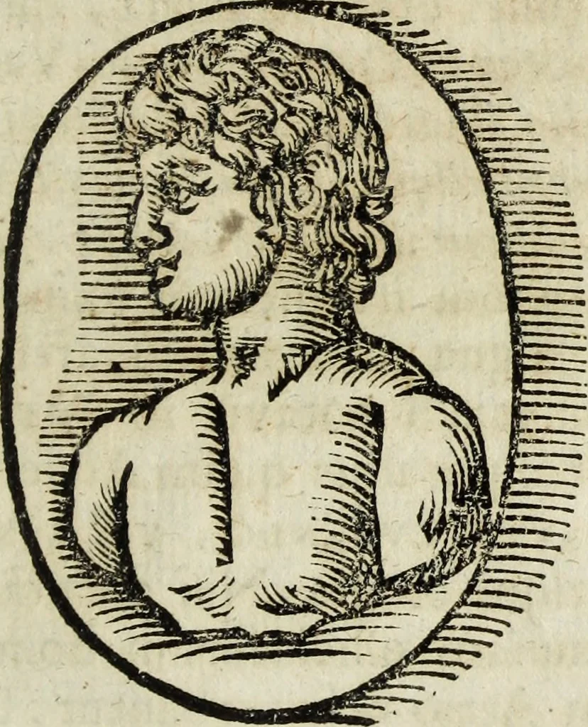 An illustration from Laurentij Pignorij Patavini De servis, et eorum apud veteres ministerijs commentarius : in hac ultima editione pro rerum diversitate discretus in capita additis titulis denotata : accessit, Symbolarum epistolicarum liber, 1694, leaf 260