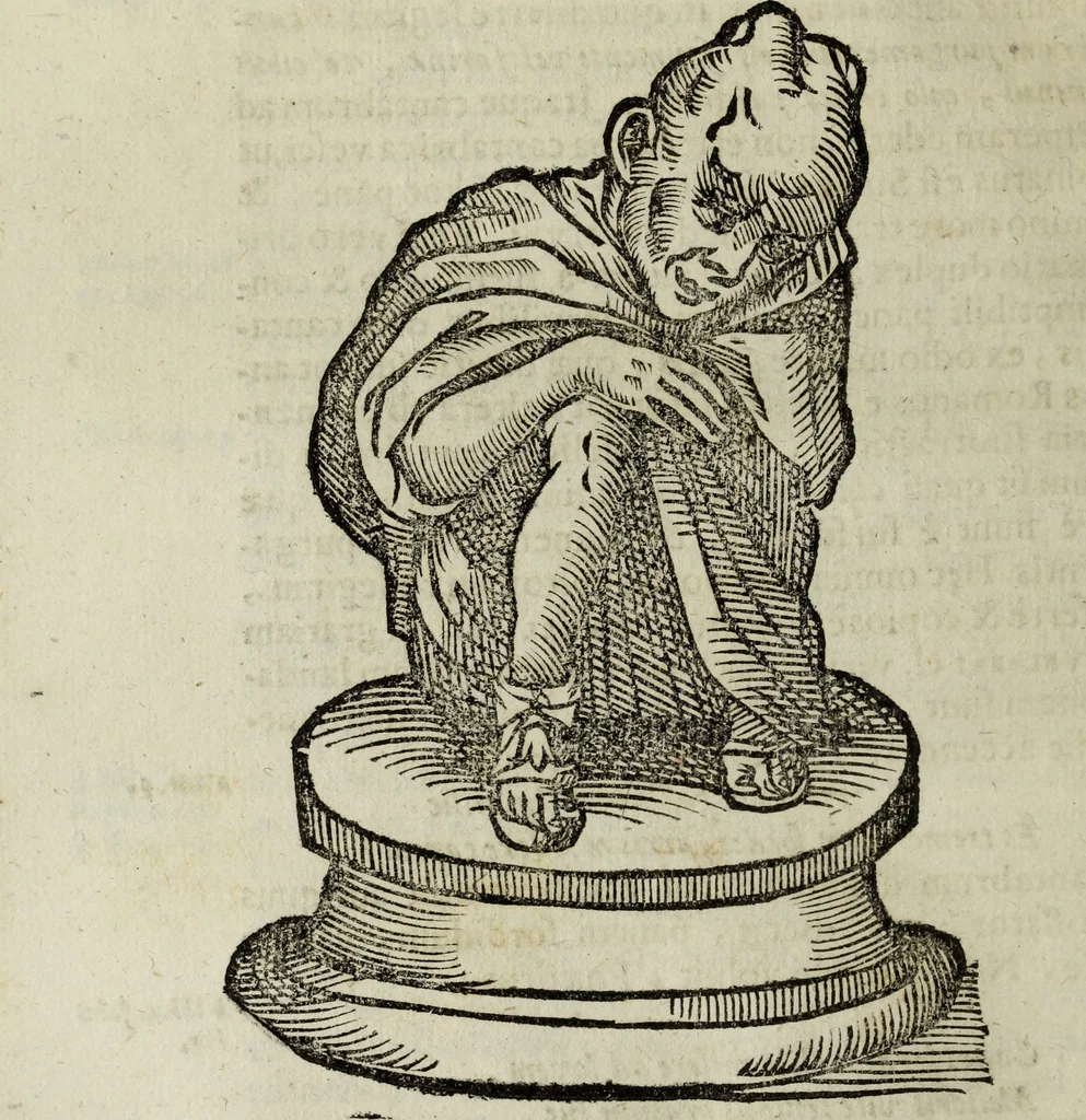 An illustration from Laurentij Pignorij Patavini De servis, et eorum apud veteres ministerijs commentarius : in hac ultima editione pro rerum diversitate discretus in capita additis titulis denotata : accessit, Symbolarum epistolicarum liber, 1694, leaf 291