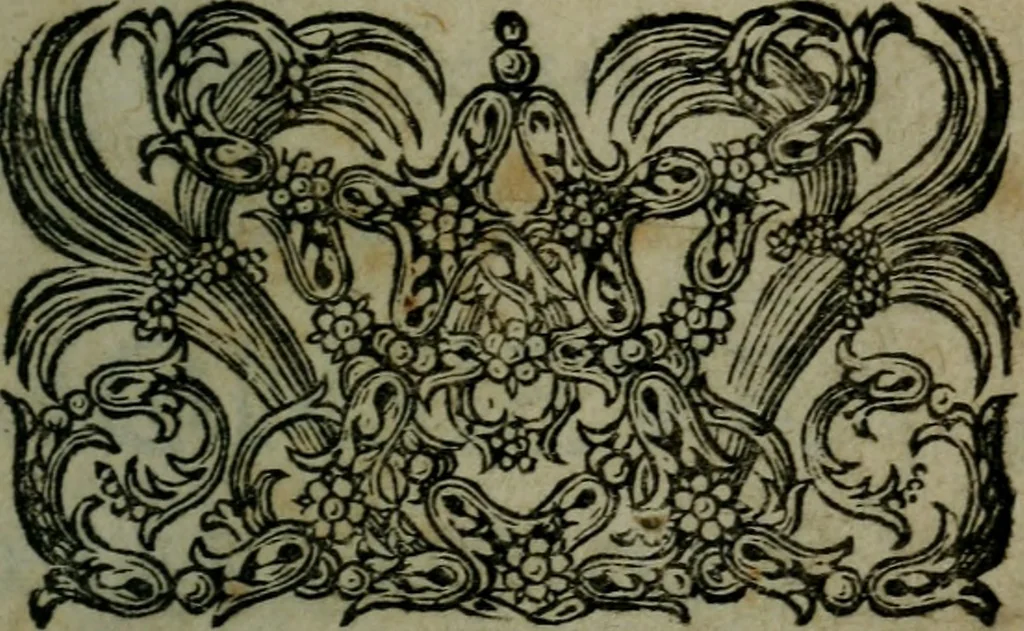 An illustration from La Valize ouverte, 1680, leaf 4