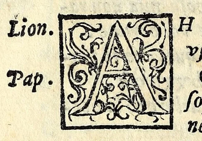 An illustration from La vedova : commedia facetissima, 1592, leaf 34