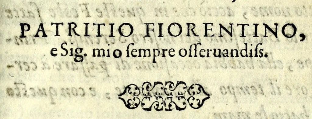 An illustration from La vedova : commedia facetissima, 1592, leaf 5