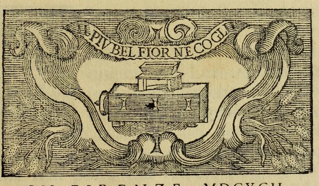 An illustration from La veglia, 1690, leaf 189