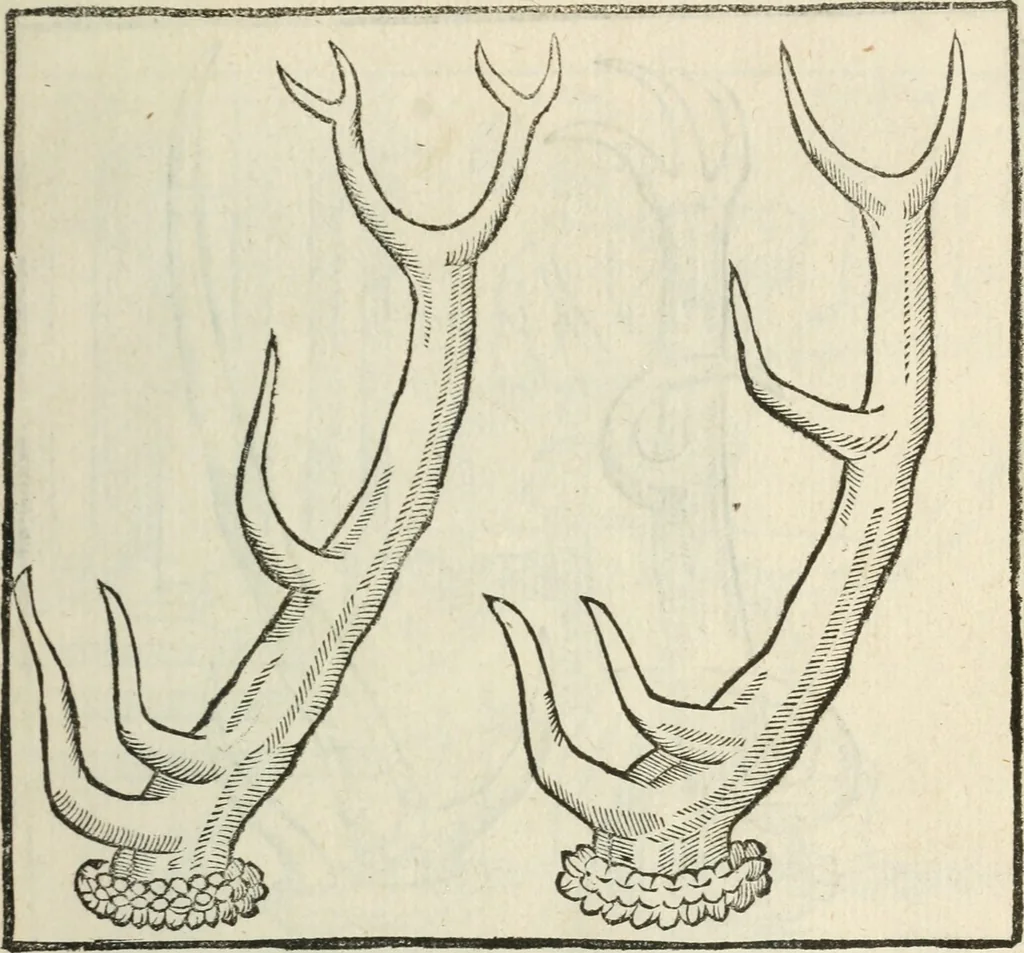 An illustration from La venerie de Jacques du Fouilloux, gentil-homme, seigneur dudit lieu, pays de Gastine, en Poitou; ... avec plusieurs receptes et remedes pour guerir les chiens de diverses maladies; plus, l'Adolescence de l'autheur, 1562, leaf 80