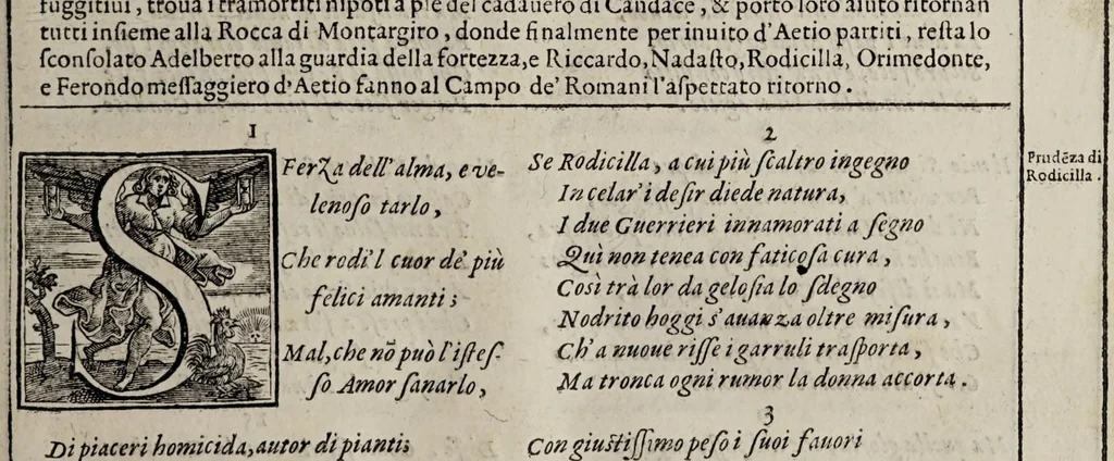 An illustration from La Venetia edificata : poema eroico, 1624, leaf 109