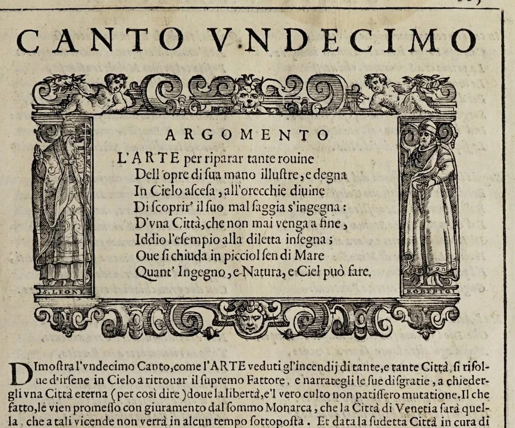 An illustration from La Venetia edificata : poema eroico, 1624, leaf 133