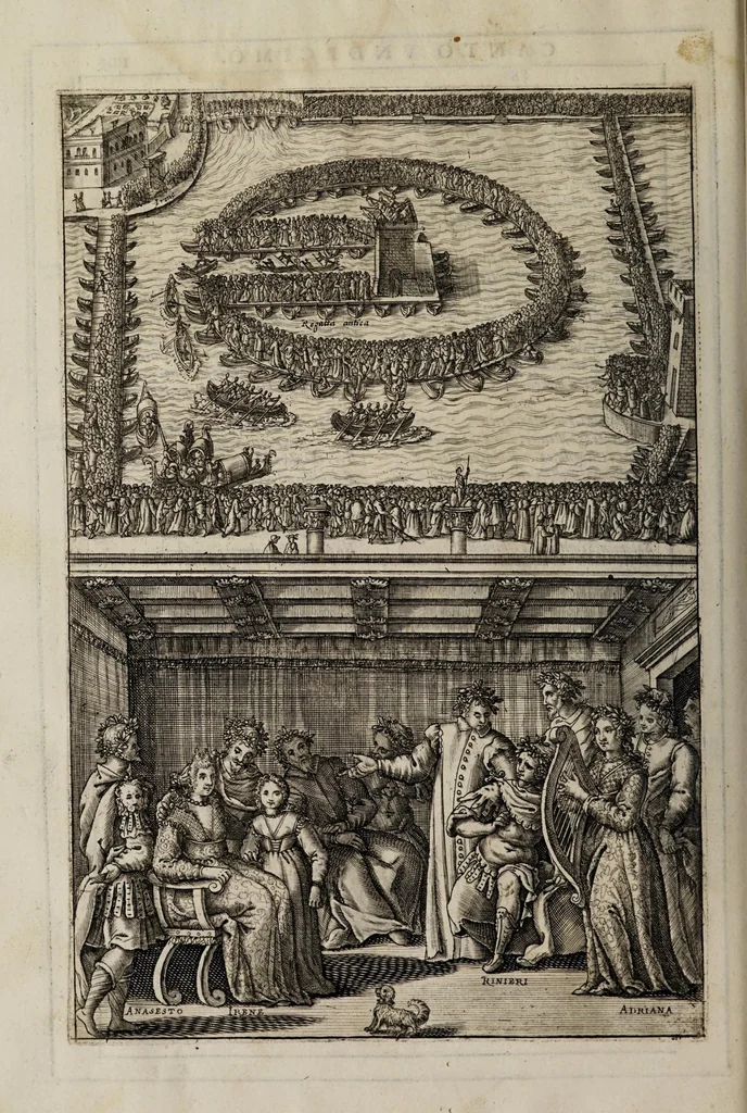 An illustration from La Venetia edificata : poema eroico, 1624, leaf 142