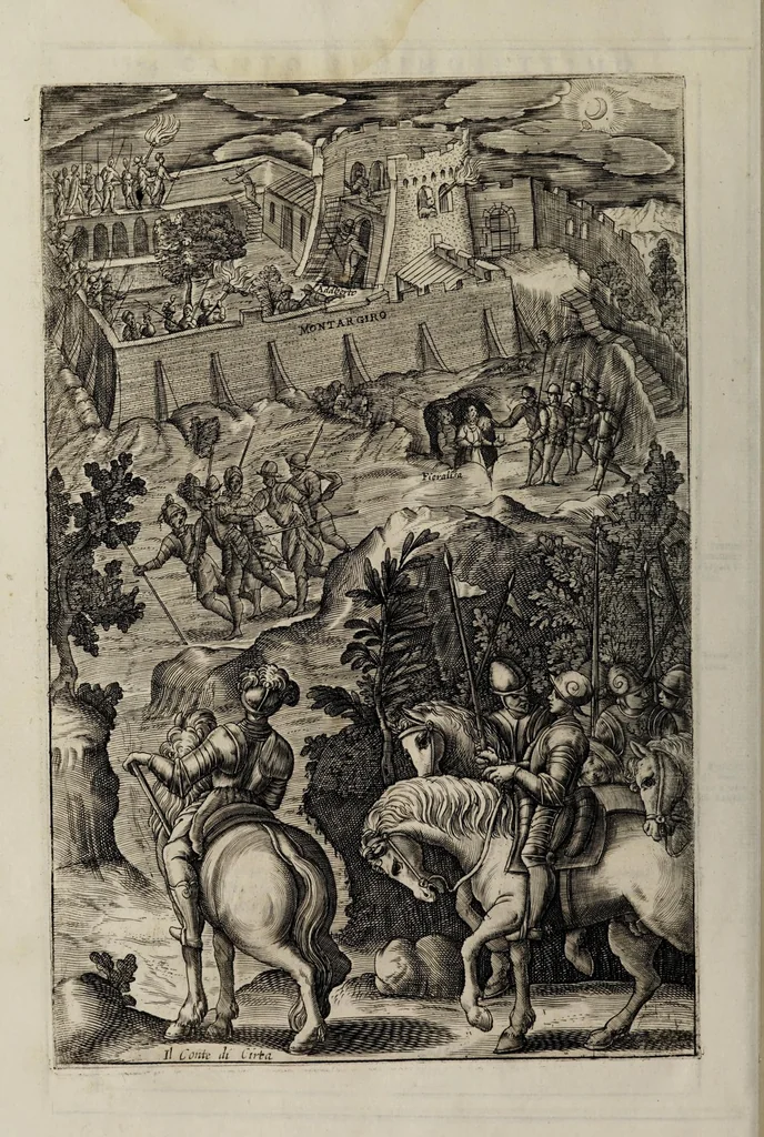 An illustration from La Venetia edificata : poema eroico, 1624, leaf 204