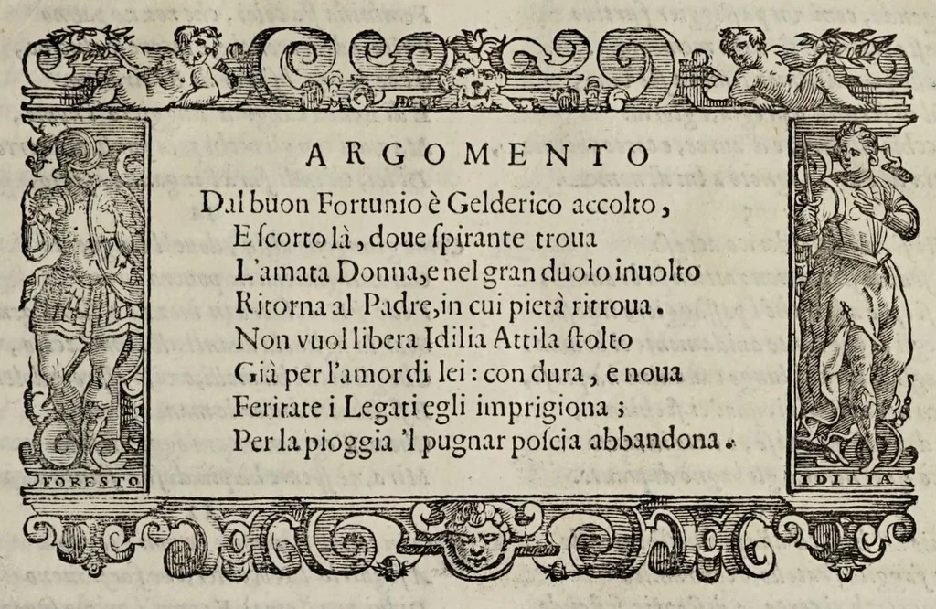 An illustration from La Venetia edificata : poema eroico, 1624, leaf 215