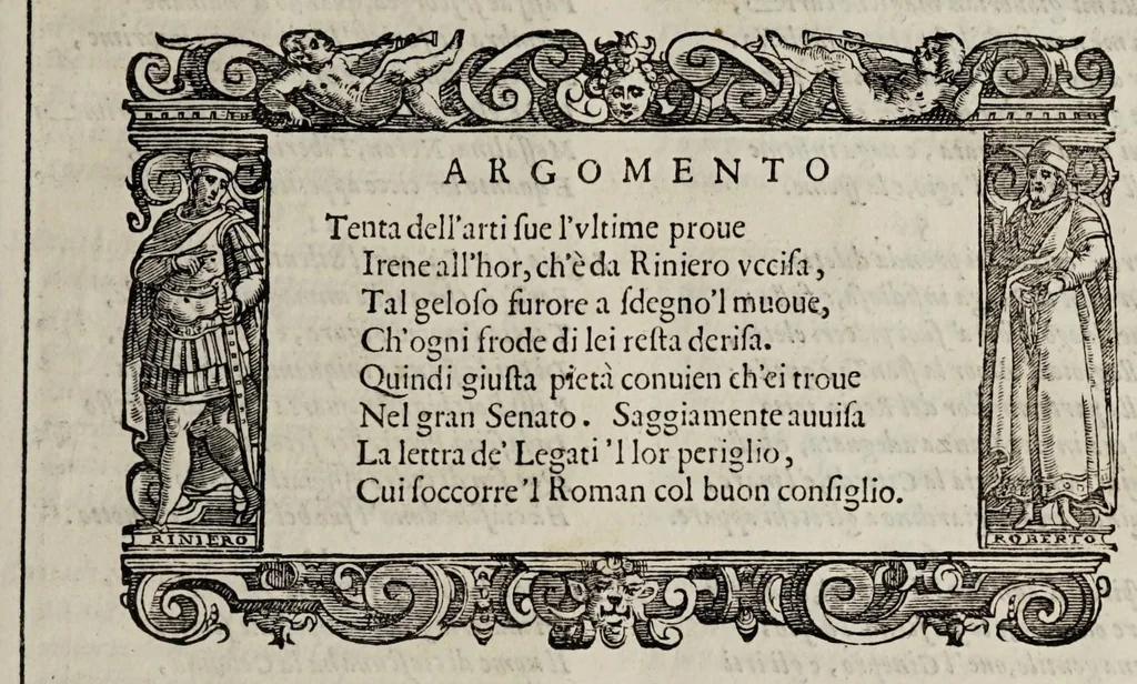 An illustration from La Venetia edificata : poema eroico, 1624, leaf 227