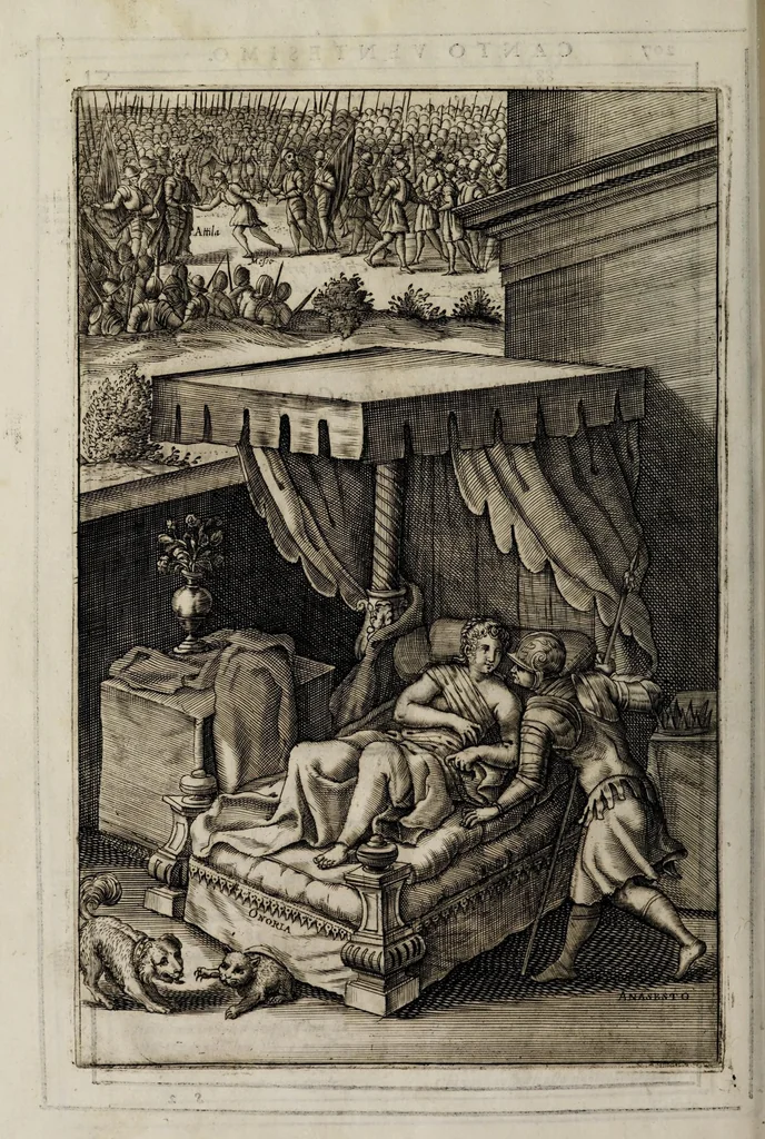 An illustration from La Venetia edificata : poema eroico, 1624, leaf 236
