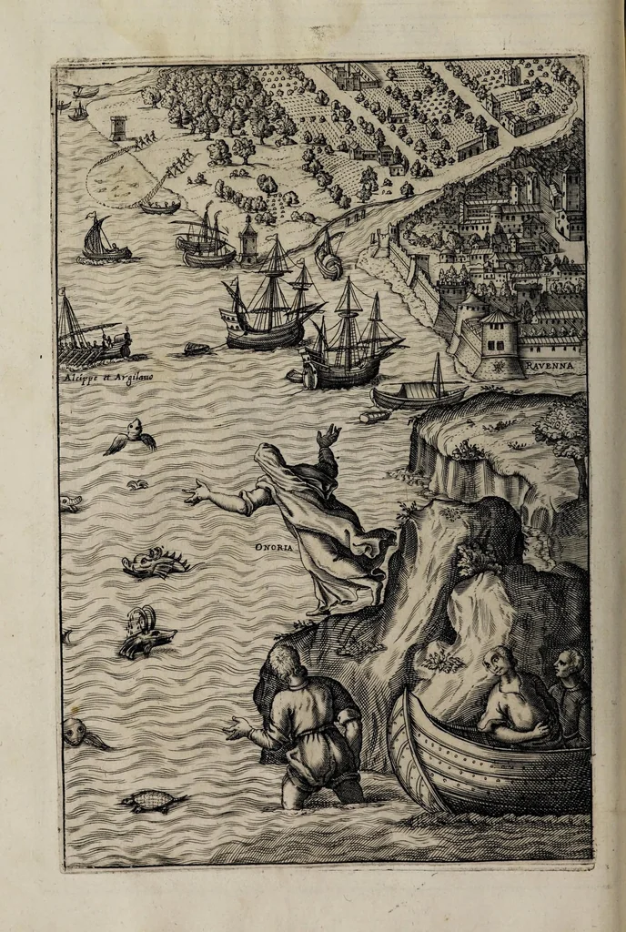An illustration from La Venetia edificata : poema eroico, 1624, leaf 42