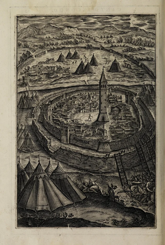 An illustration from La Venetia edificata : poema eroico, 1624, leaf 52