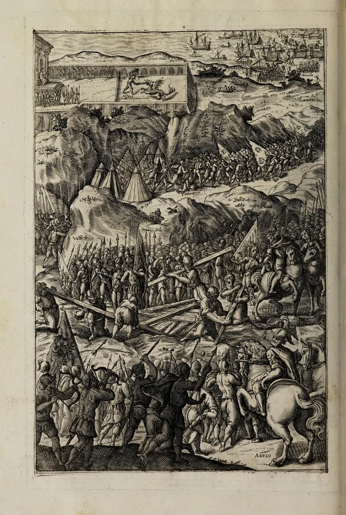 An illustration from La Venetia edificata : poema eroico, 1624, leaf 78