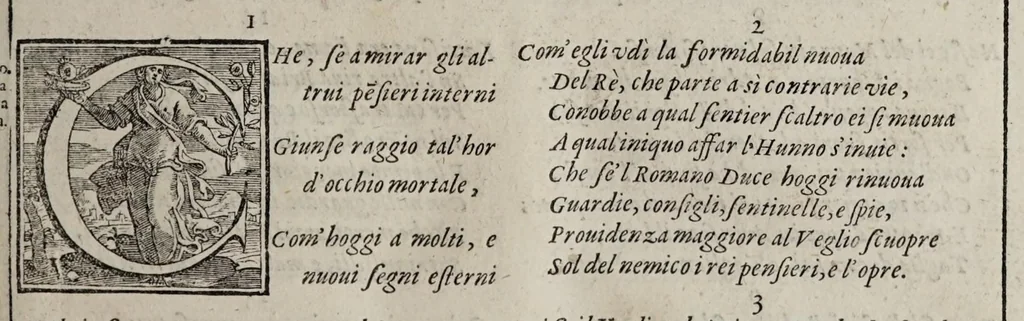 An illustration from La Venetia edificata : poema eroico, 1624, leaf 89