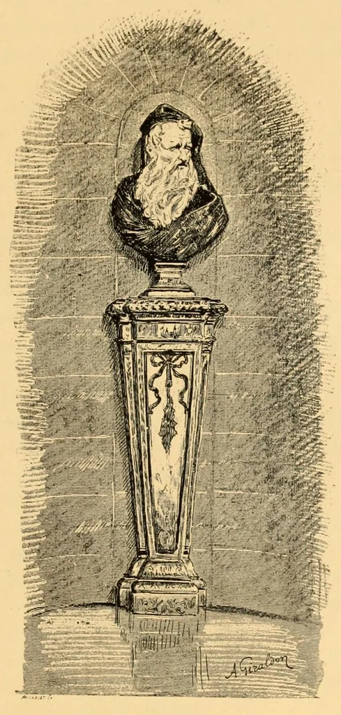 An illustration from La vente Hamilton, 1883, leaf 107