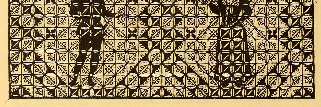 An illustration from La vera perfezione del disegno per punti e recami; riproduzione della edizione di Venezia del 1561 dall'esemplare della Biblioteca Corsiniana in Roma, 1909, leaf 38