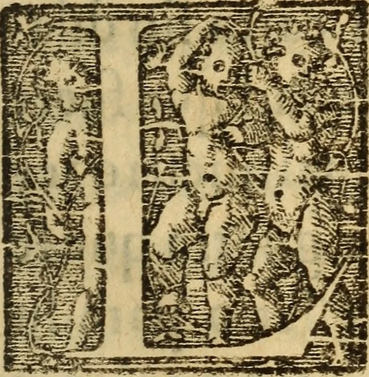 An illustration from La verdadera hystoria del rey Don Rodrigo : en la qual se trata la causa principal dela perdida de España y la co[n]quista que della hizo Miramamolin Almáçor Rey que fue del Africa, y de las Arabias : Co[n]puesta por el sabio Alcayde Abulcacim Tarif Abentariq, de nacion Arbe, y natural de la Arabia Petrea, 1592, leaf 202