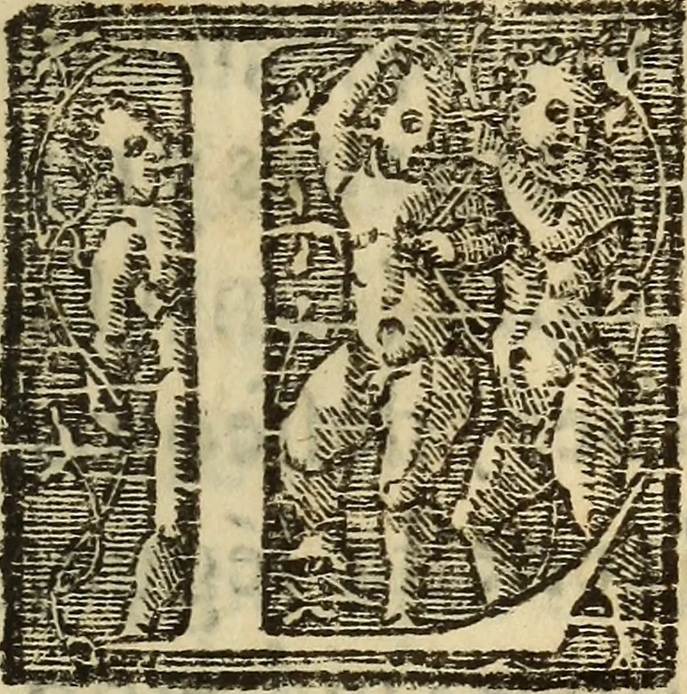 An illustration from La verdadera hystoria del rey Don Rodrigo : en la qual se trata la causa principal dela perdida de España y la co[n]quista que della hizo Miramamolin Almáçor Rey que fue del Africa, y de las Arabias : Co[n]puesta por el sabio Alcayde Abulcacim Tarif Abentariq, de nacion Arbe, y natural de la Arabia Petrea, 1592, leaf 22