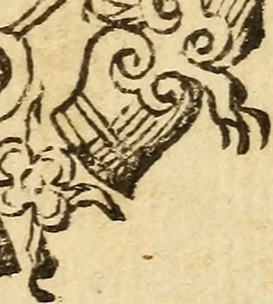 An illustration from La verdadera hystoria del rey Don Rodrigo : en la qual se trata la causa principal dela perdida de España y la co[n]quista que della hizo Miramamolin Almáçor Rey que fue del Africa, y de las Arabias : Co[n]puesta por el sabio Alcayde Abulcacim Tarif Abentariq, de nacion Arbe, y natural de la Arabia Petrea, 1592, leaf 6