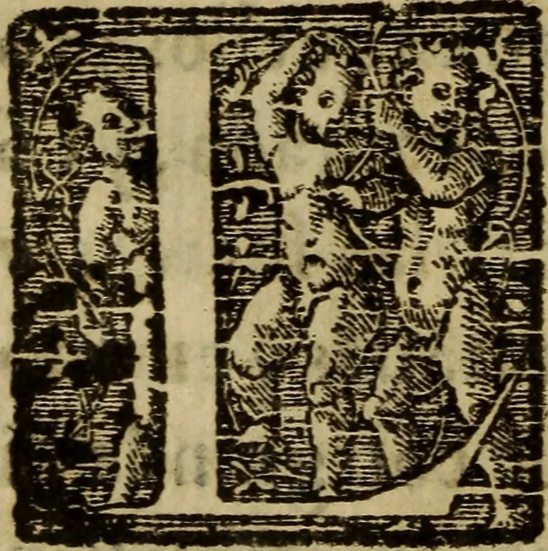 An illustration from La verdadera hystoria del rey Don Rodrigo : en la qual se trata la causa principal dela perdida de España y la co[n]quista que della hizo Miramamolin Almáçor Rey que fue del Africa, y de las Arabias : Co[n]puesta por el sabio Alcayde Abulcacim Tarif Abentariq, de nacion Arbe, y natural de la Arabia Petrea, 1592, leaf 67