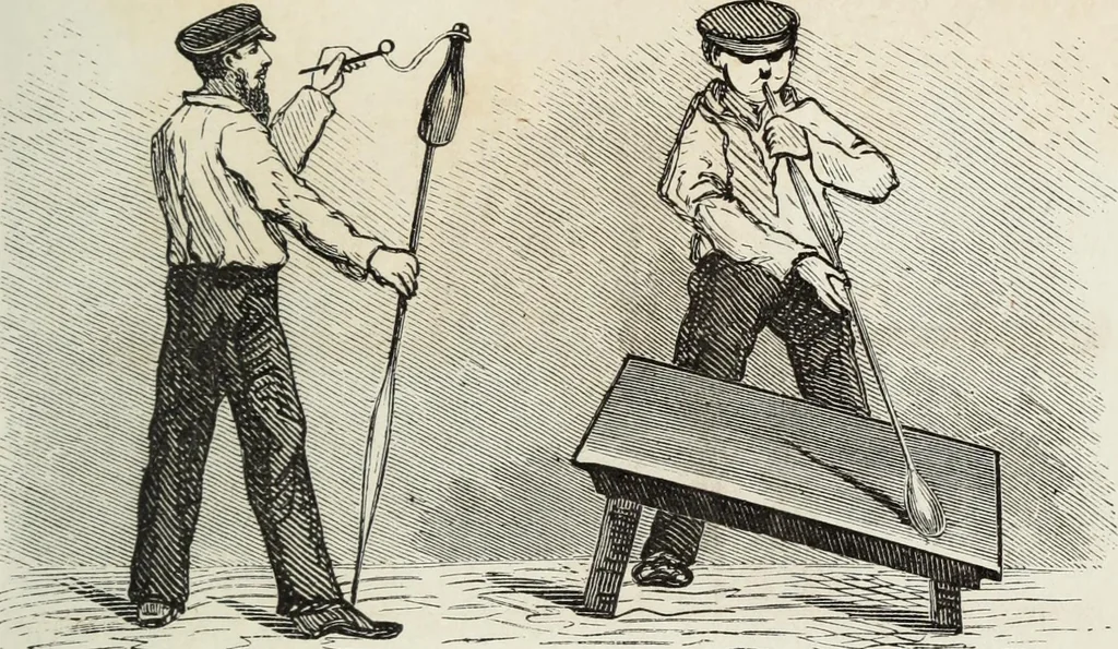 An illustration from La verrerie depuis les temps les plus reculés jusqu'à nos jours, 1869, leaf 118