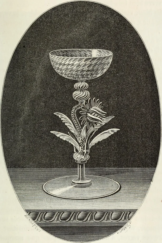 An illustration from La verrerie depuis les temps les plus reculés jusqu'à nos jours, 1869, leaf 144