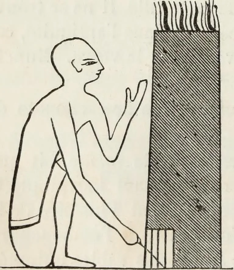 An illustration from La verrerie depuis les temps les plus reculés jusqu'à nos jours, 1869, leaf 15