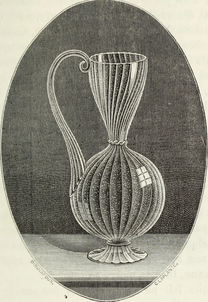 An illustration from La verrerie depuis les temps les plus reculés jusqu'à nos jours, 1869, leaf 154