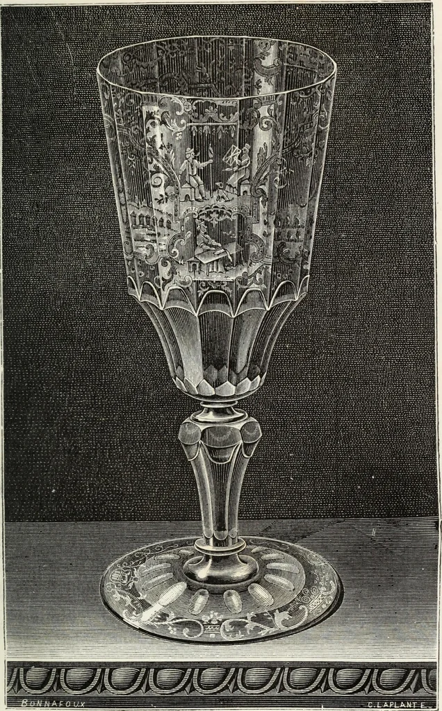 An illustration from La verrerie depuis les temps les plus reculés jusqu'à nos jours, 1869, leaf 160