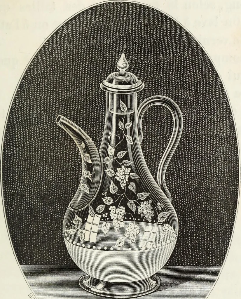An illustration from La verrerie depuis les temps les plus reculés jusqu'à nos jours, 1869, leaf 164