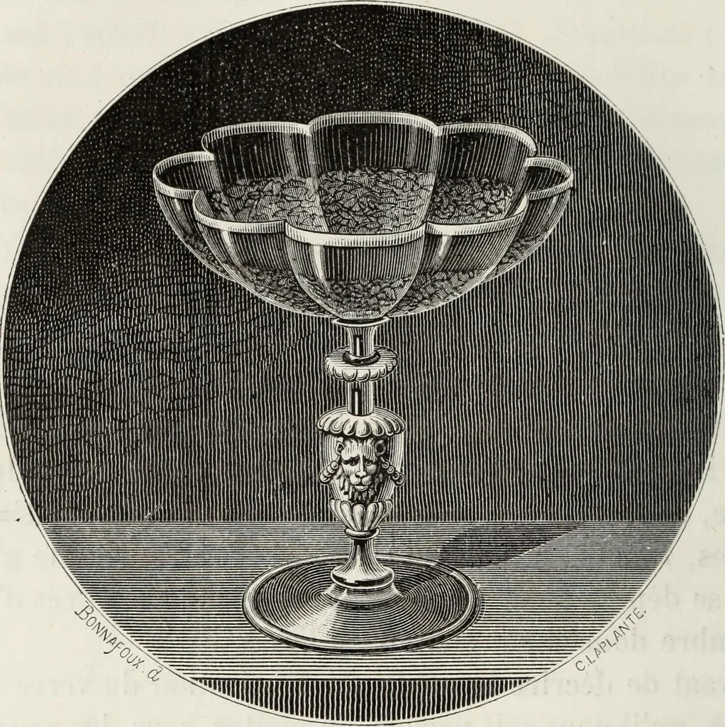 An illustration from La verrerie depuis les temps les plus reculés jusqu'à nos jours, 1869, leaf 175
