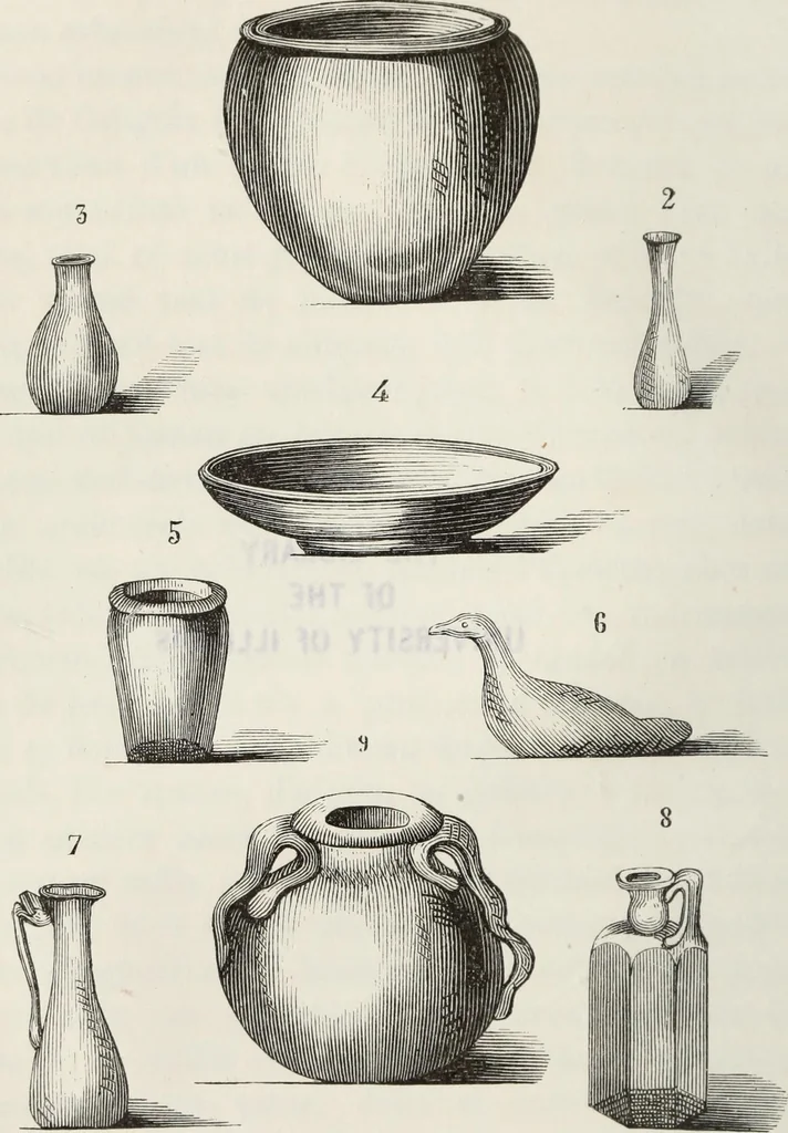An illustration from La verrerie depuis les temps les plus reculés jusqu'à nos jours, 1869, leaf 21